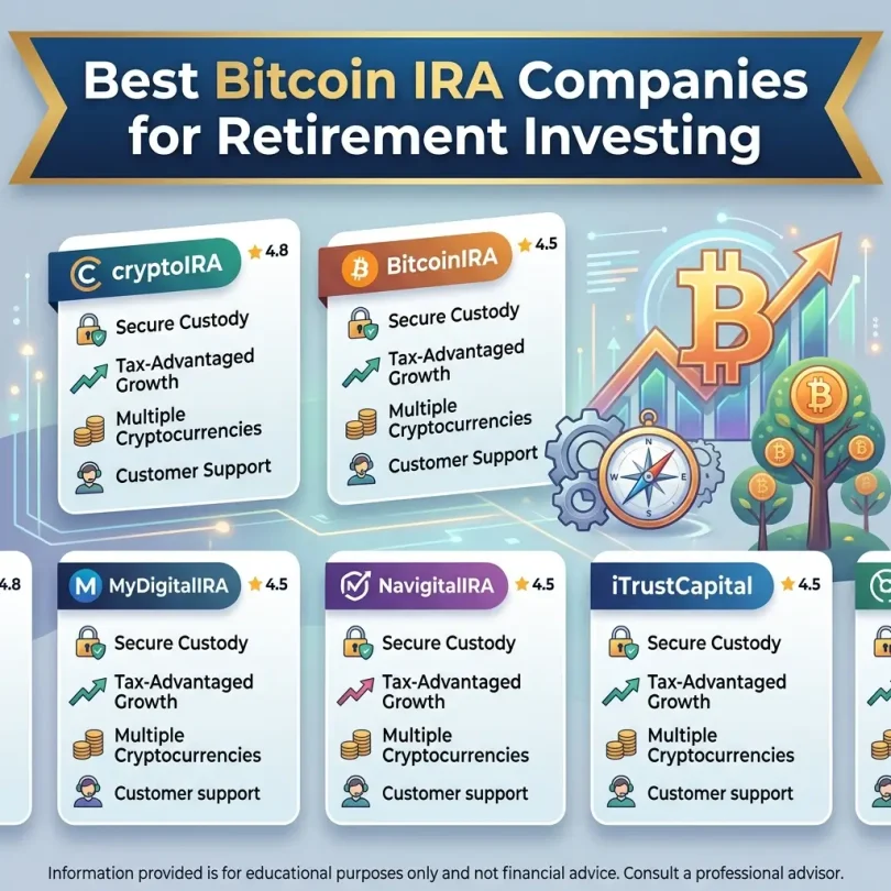Best Bitcoin IRA Companies for Retirement Investing
