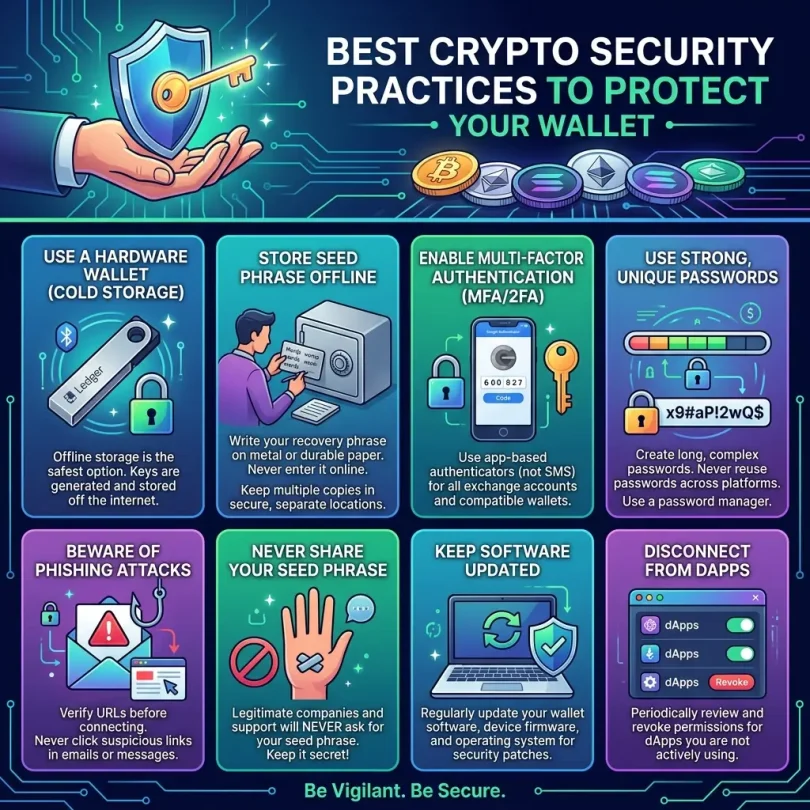 Best Crypto Security Practices to Protect Your Wallet