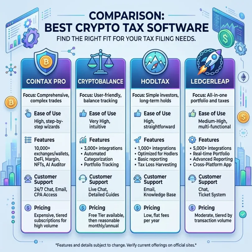 Best Crypto Tax Software for Investors and Traders